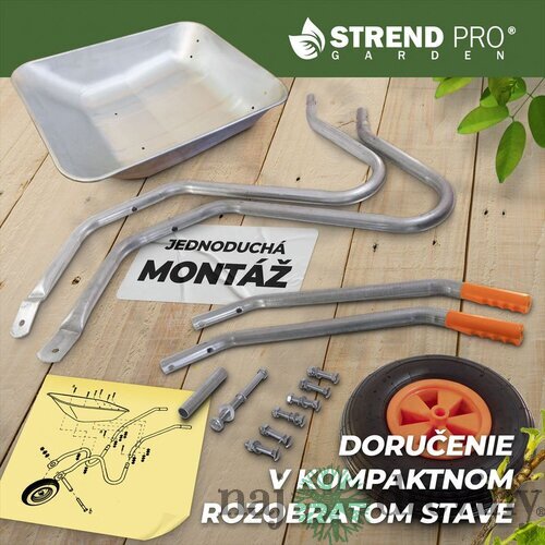 Fúrik EcoLoad, pozinkovaný, korba 65 lit., (demont)