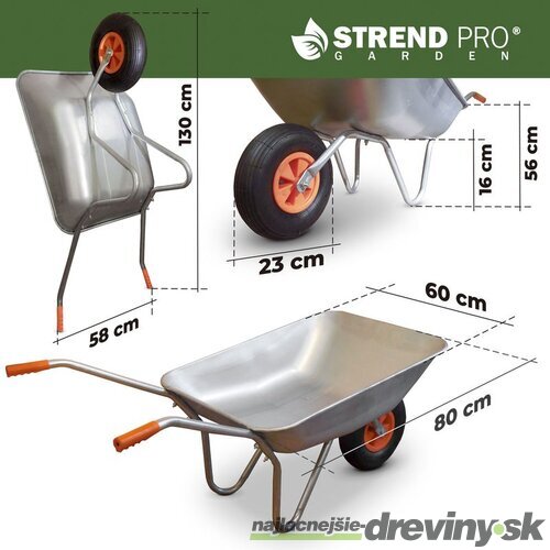 Fúrik EcoLoad, pozinkovaný, korba 65 lit., (demont)
