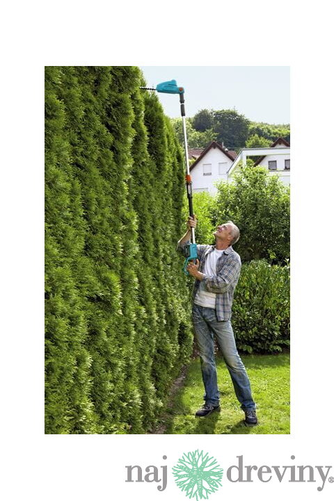 Gardena Akumulátorové teleskopické nožnice na živý plot THS 42/18V P4A - súprava na okamžité použitie 14732-20