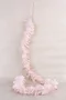 Girlanda Vianoce, ružová, páperová, 150 cm