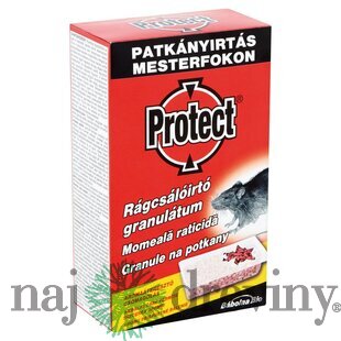 Granule PROTECT, na potkany, 2x75 g tácky (150 g)