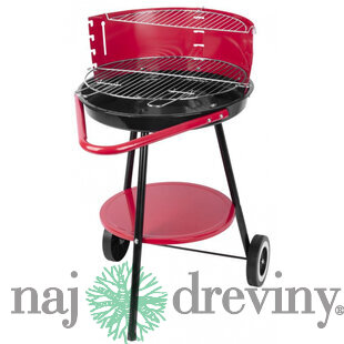 Gril Andalusia, BBQ na drevené uhlie, 490x610x760 mm