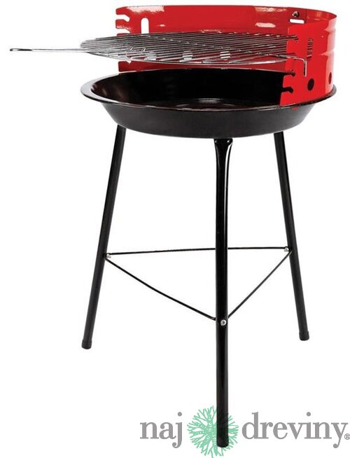 Gril Caroe, BBQ, na drevené uhlie, 300x430 mm