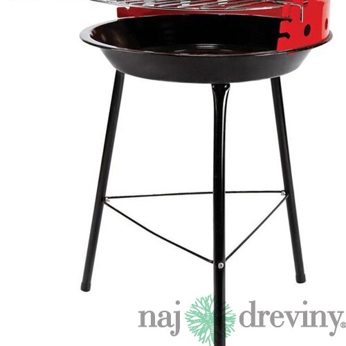 Gril Caroe, BBQ, na drevené uhlie, 300x430 mm