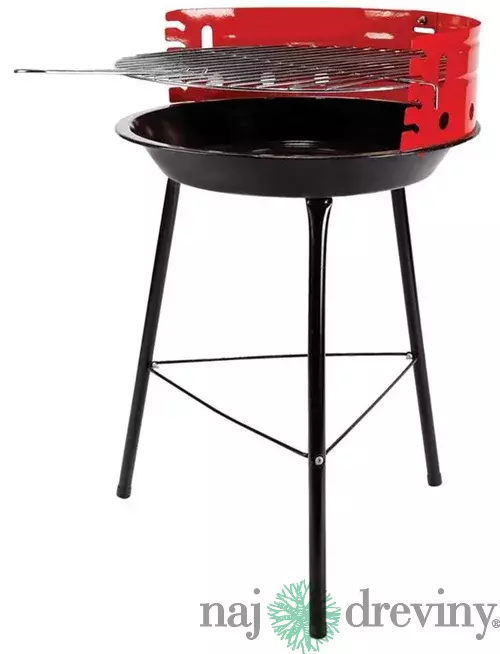 Gril Caroe, BBQ, na drevené uhlie, 300x430 mm