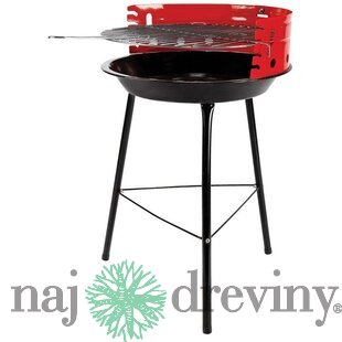Gril Caroe, BBQ, na drevené uhlie, 300x430 mm