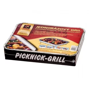 Gril jednorazový SOLO+ drevené uhlie 400g