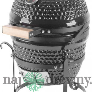 Gril Kamado Egg 13“, priemer 27 cm, gril. výška 34,5 cm, čierny, 35x40,5x55 cm