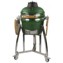 Gril Kamado Egg 16“, priemer 33,50 cm, gril výška 73 cm, zelený, 40x57x97,50 cm