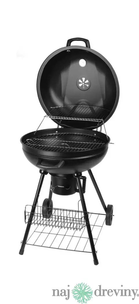 Gril Oliver, BBQ, na drevené uhlie, 540x570x920 mm