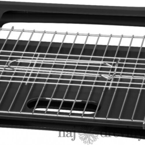 Gril Practic, BBQ, na drevené uhlie, sklápací, 450x330x350 mm