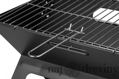Gril Practic, BBQ, na drevené uhlie, sklápací, 450x330x350 mm