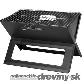 Gril Practic, BBQ, na drevené uhlie, sklápací, 450x330x350 mm