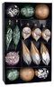 Gule Vianoce, set, 16 ks, medeno - zelené, na vianočný stromček, 8-15 cm