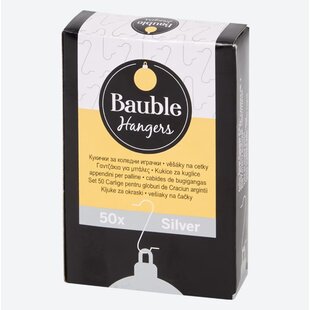 Háčiky na vianočné gule (50ks)
