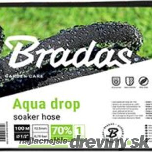 Hadica porézna AQUA-DROP 1/2“ - 100m 1m: 0,76l - 1,26l/min. pri tlaku 0,7BAR