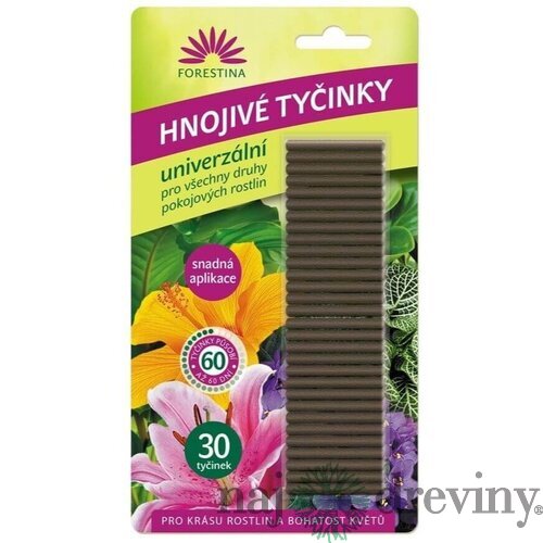 Hnojivo FORESTINA tyčinkové univerzálne 30ks