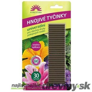 Hnojivo FORESTINA tyčinkové univerzálne 30ks