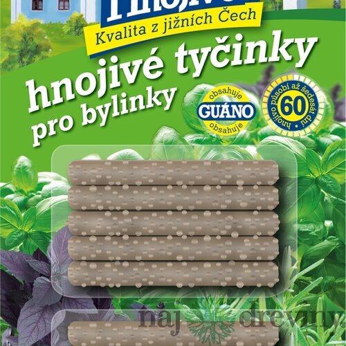 Hnojivo Hoštické tyčinkové na bylinky 10ks