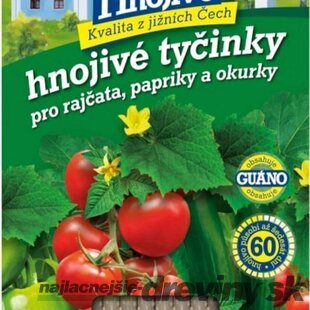 Hnojivo HOŠTICKÉ tyčinkové na rajčiaky,papriky a uhorky 20ks
