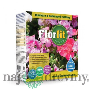 ﻿Hnojivo kryštalické Florfit Premium - Balkónové rastliny 500g