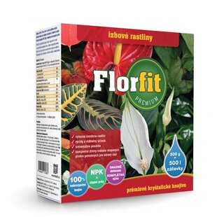 Hnojivo kryštalické Florfit Premium - Izbové rastliny 500g