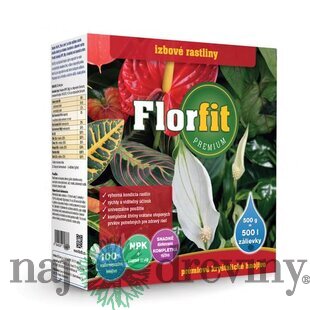 ﻿Hnojivo kryštalické Florfit Premium - Izbové rastliny 500g