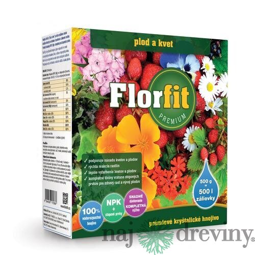 Hnojivo kryštalické Florfit Premium - Plod a Kvet 500g