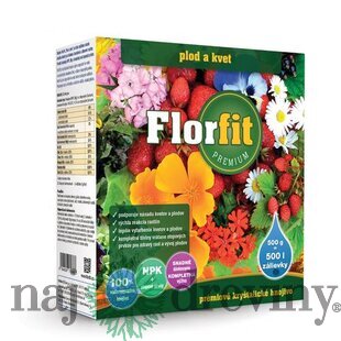 ﻿Hnojivo kryštalické Florfit Premium - Plod a Kvet 500g