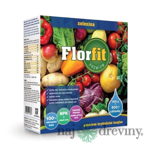 ﻿Hnojivo kryštalické Florfit Premium - Zelenina 500g