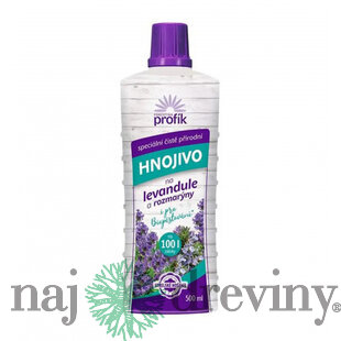 Hnojivo na levandule a rozmarín 0,5l kvapalné Profík Forestina