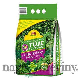 Hnojivo na tuje, živé ploty 5kg Forestina