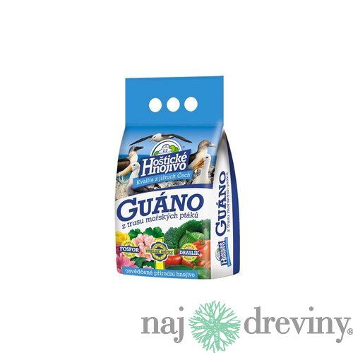 Hoštické guano 2,5kg granulované Forestina