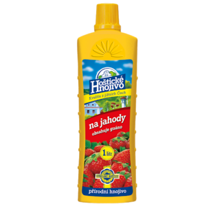 Hoštické hnojivo kvap. Jahody 1 L/ 6K + guáno Forestina