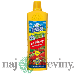 Hoštické hnojivo kvap. Jahody 1 L/ 6K + guáno Forestina