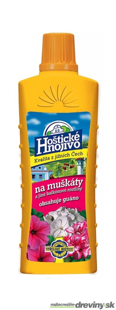 Hoštické hnojivo kvap. Muškáty 1 Ll/ 6K + guáno Forestina