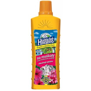 Hoštické hnojivo kvap. Muškáty 1 Ll/ 6K + guáno Forestina