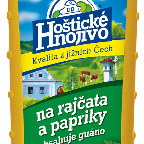 Hoštické hnojivo kvap. Rajčiny a pap. 1 L/ 6K + guáno Forestina