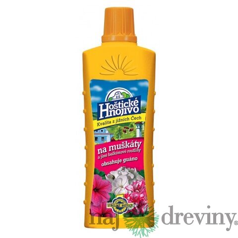 Hoštické hnojivo kvapalné Muškáty 0,5l