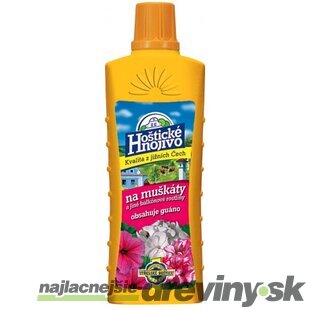 Hoštické hnojivo kvapalné Muškáty 0,5l