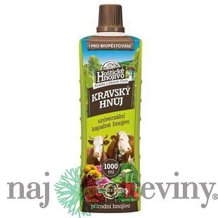 Hoštické hnojivo Kvapalný kravský hnoj 1l Forestina