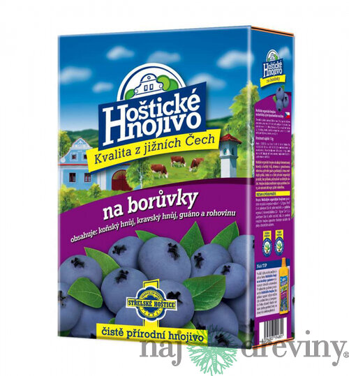 Hoštické organické hnojivo Čučoriedky 1 kg