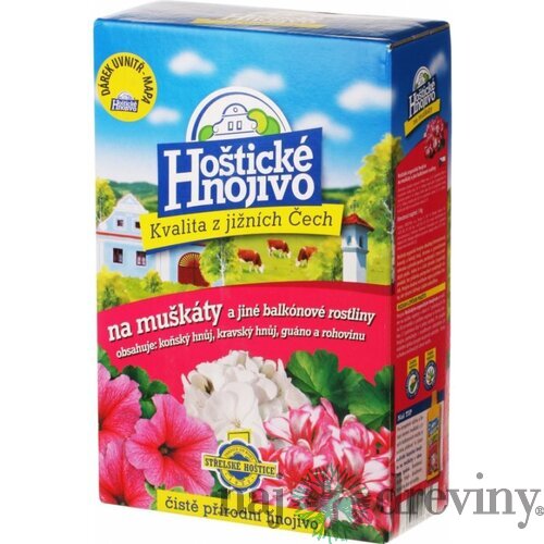 Hoštické organické hnojivo Muškáty 1kg