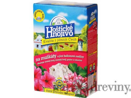 Hoštické organické hnojivo Muškáty 1kg