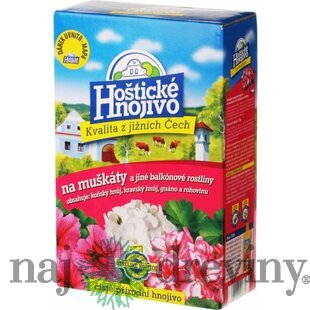 Hoštické organické hnojivo Muškáty 1kg