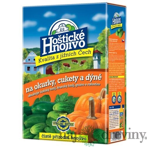 Hoštické organické hnojivo Uhorky a cukety 1kg