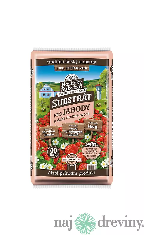 Hoštický substrát pre jahody a drobné ovocie 40l
