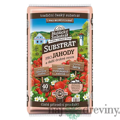 Hoštický substrát pre jahody a drobné ovocie 40l