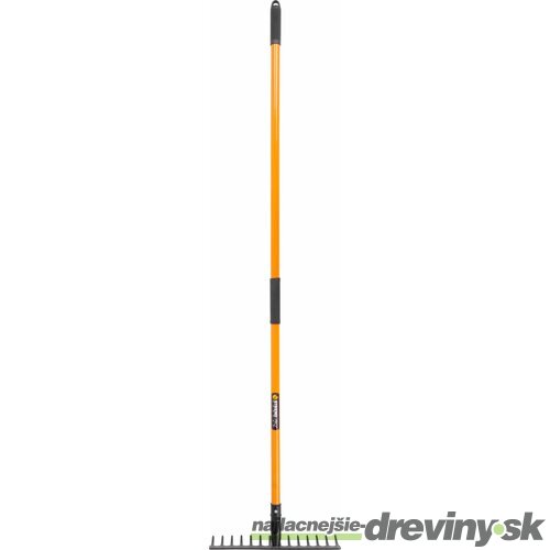 Hrable Strend Pro, 14 zubé, sklolaminátová násada 1500 mm