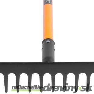 Hrable Strend Pro, 14 zubé, sklolaminátová násada 1500 mm